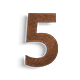 Αριθμοί από ατσάλι corten
