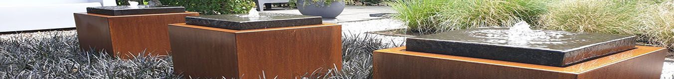 Συντριβάνια από ατσάλι corten Συντριβάνια από ατσάλι corten