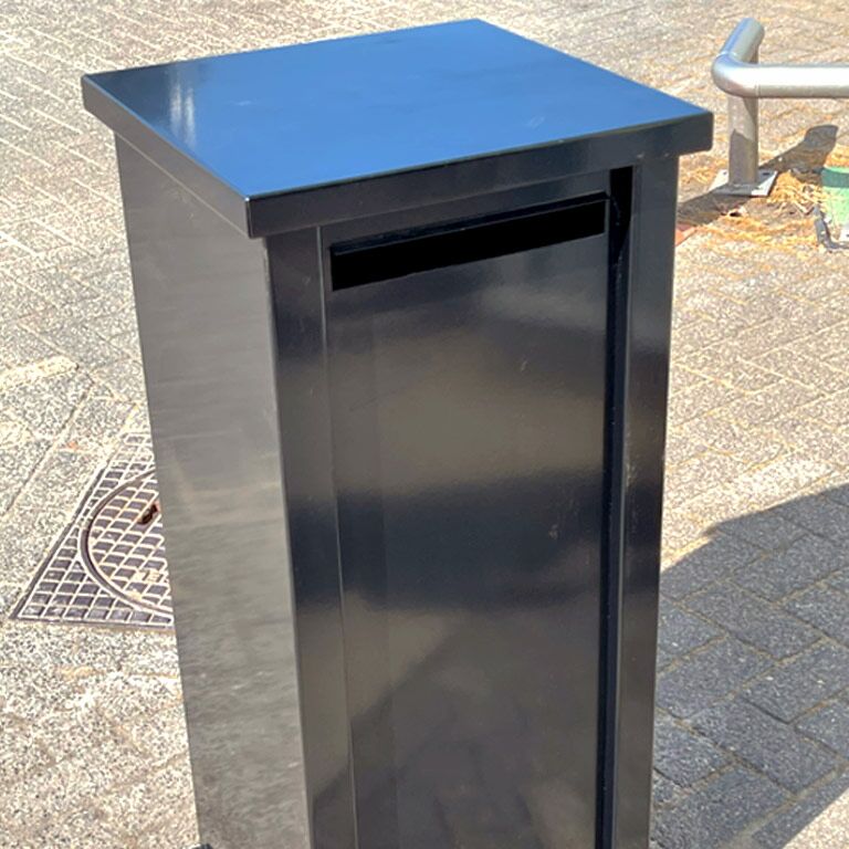 Γραμματοκιβώτιο από ατσάλι επίστρωση πούδρας Αριζόνα Τύπος S