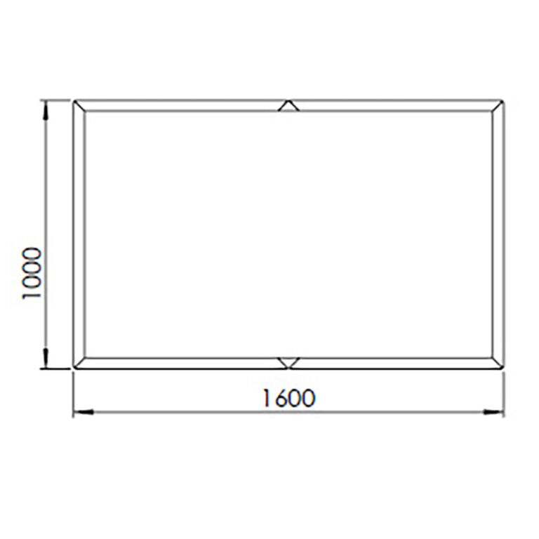 Ζαρντινιέρα από χάλυβα corten Texas xxl 160 x 100 cm