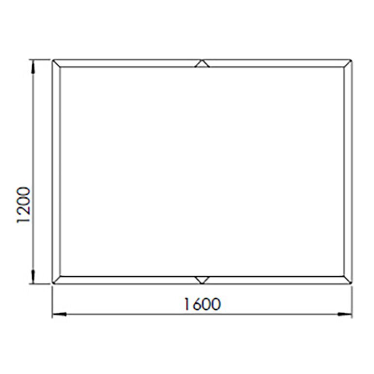 Ζαρντινιέρα από χάλυβα corten Texas xxl 160 x 120 cm
