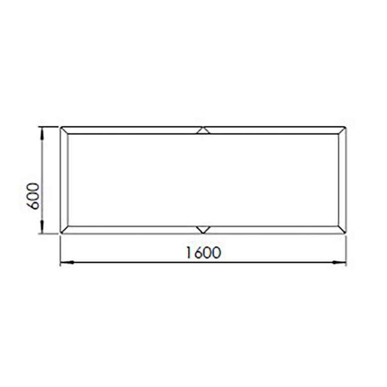 Ζαρντινιέρα από χάλυβα corten Texas xxl 160 x 60 cm