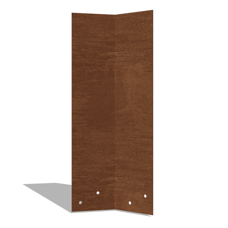 βάση σύνδεσης Χάλυβας Corten 45º υψηλό XL 45 cm
