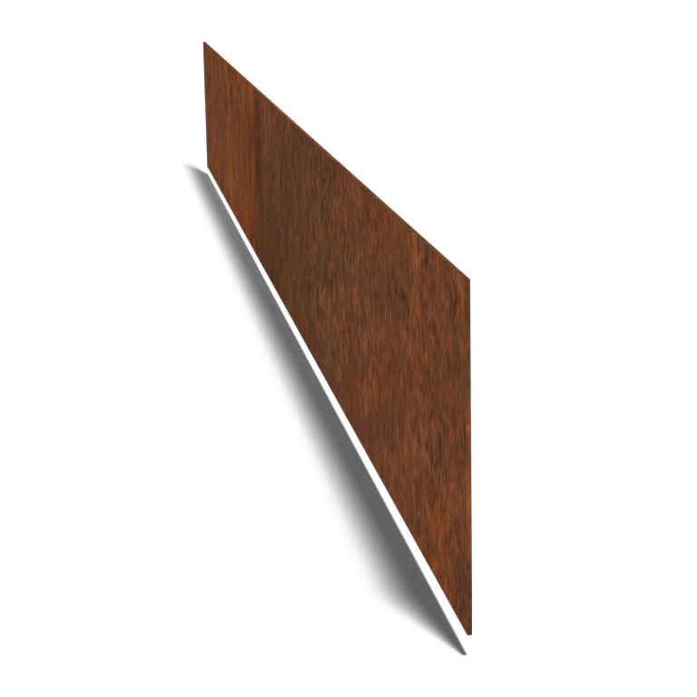 Χωρίσματα γκαζόν από ατσάλι corten ίσιο 25 cm (μήκος 240 cm)