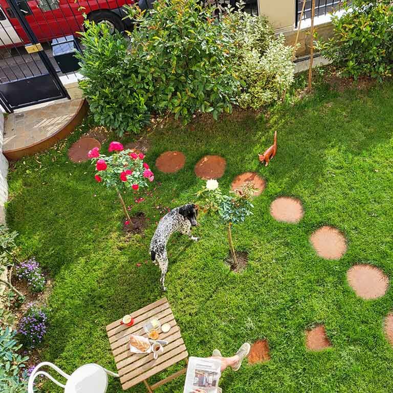 Πλάκα από ατσάλι corten Στρογγυλό 25