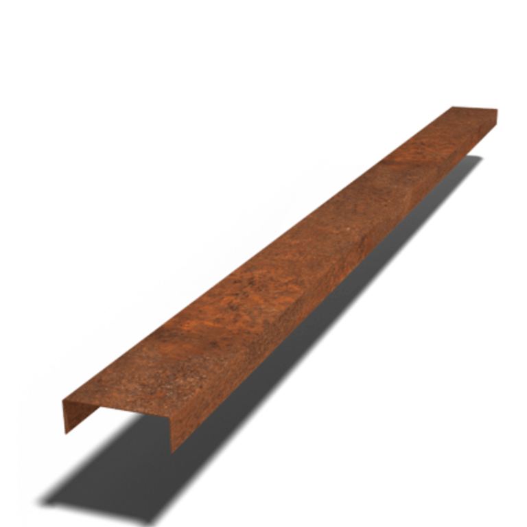 Προφίλ u από ατσάλι corten 5 x 15 x 5 cm (μήκος 240 cm)