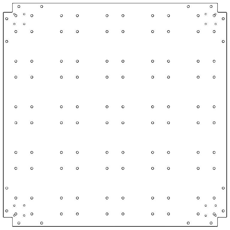 βάση Γαλβανισμένος χάλυβας 100 x 100 cm