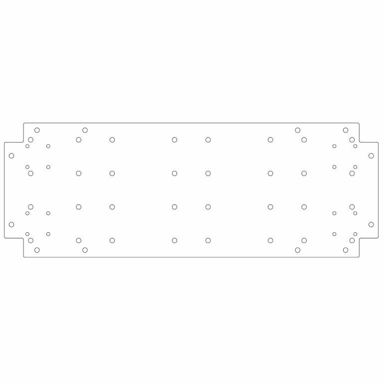 βάση Γαλβανισμένος χάλυβας 30 x 80 cm
