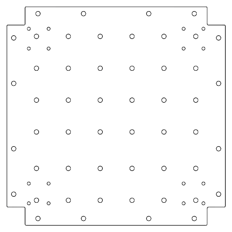 βάση Γαλβανισμένος χάλυβας 50 x 50 cm