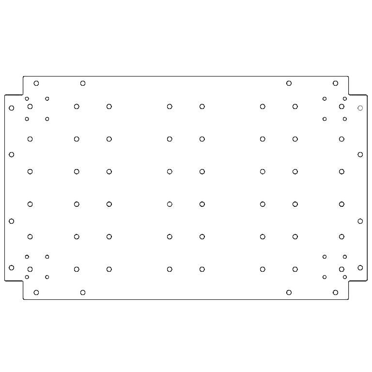 βάση Γαλβανισμένος χάλυβας 50 x 80 cm