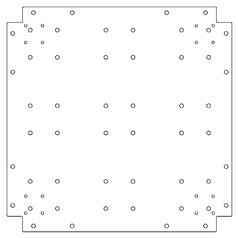 βάση Γαλβανισμένος χάλυβας 60 x 60 cm