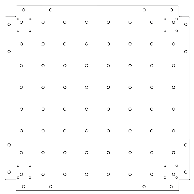 βάση Γαλβανισμένος χάλυβας 70 x 70 cm