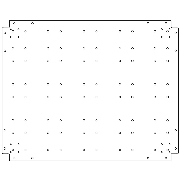 βάση Γαλβανισμένος χάλυβας 80 x 100 cm