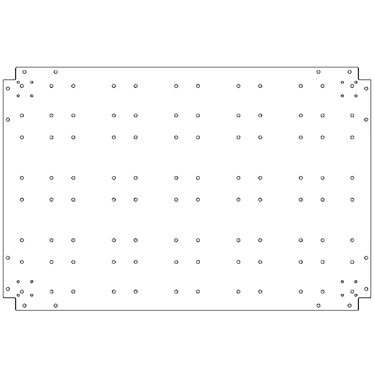 βάση Γαλβανισμένος χάλυβας 80 x 120 cm