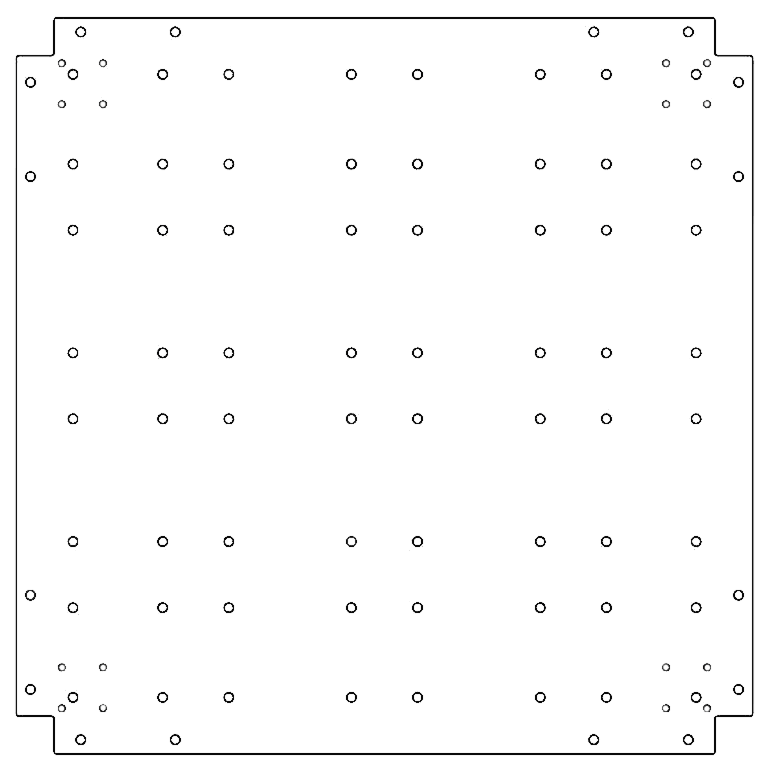 βάση Γαλβανισμένος χάλυβας 80 x 80 cm