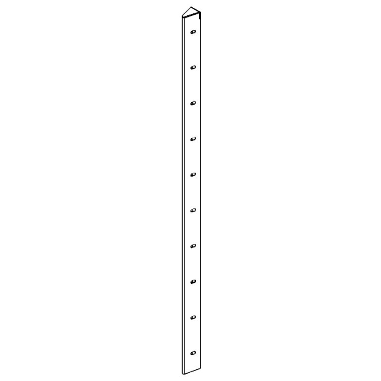 γωνιά Χάλυβας Corten 30° 100 cm
