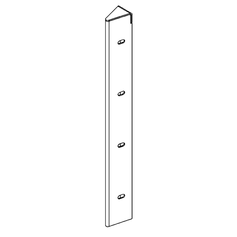 γωνιά Χάλυβας Corten 30° 40 cm