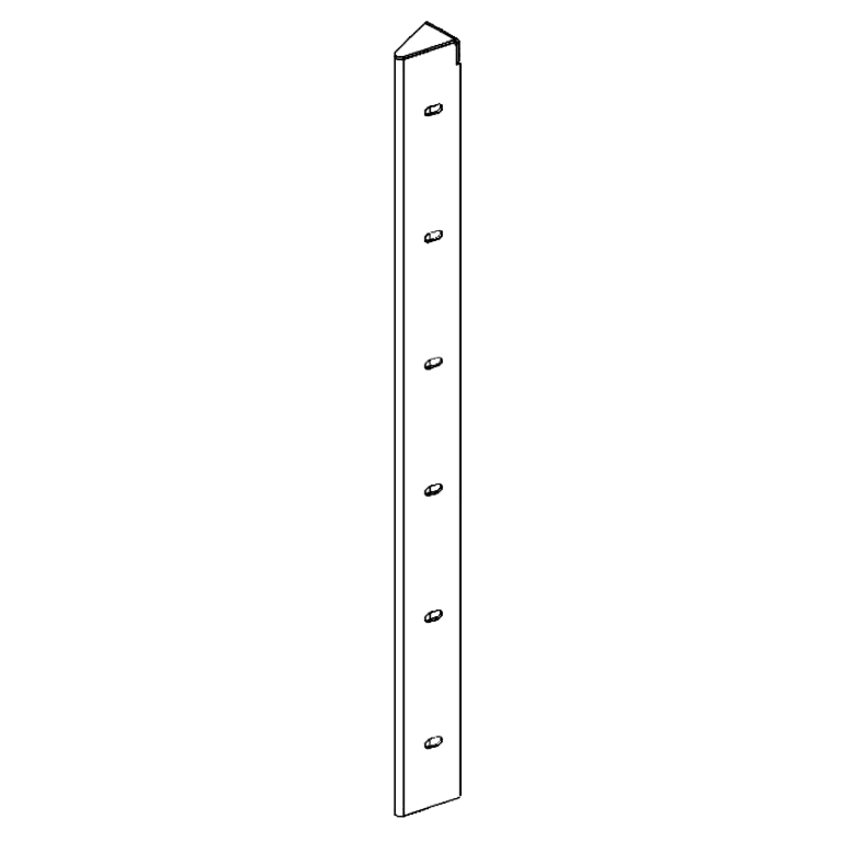 γωνιά Χάλυβας Corten 30° 60 cm
