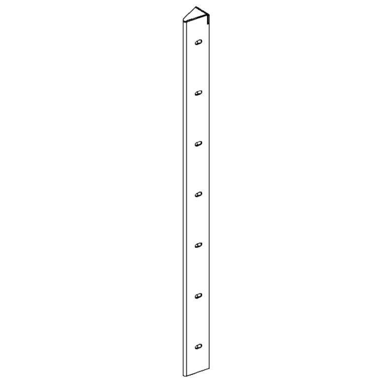 γωνιά Χάλυβας Corten 30° 70 cm