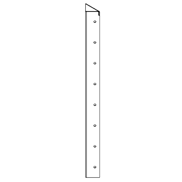 γωνιά Χάλυβας Corten 90° 80 cm