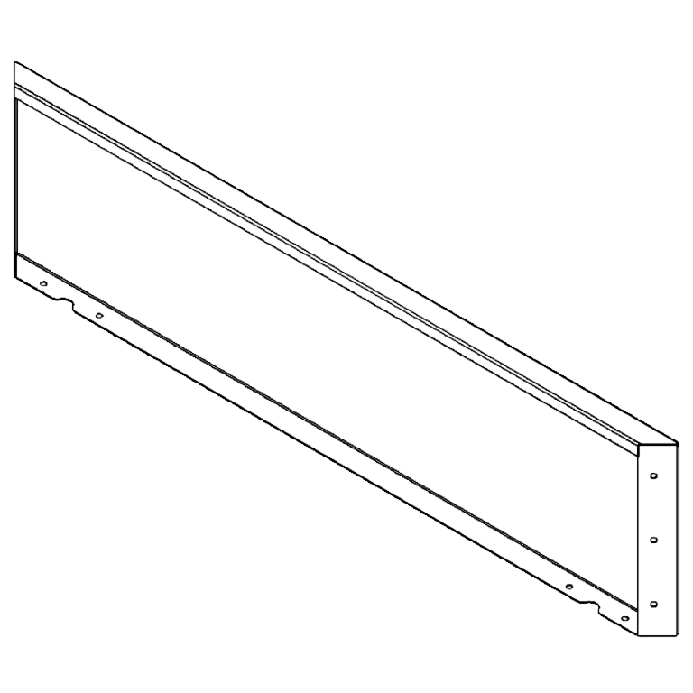 Πάνελ από ατσάλι corten 30 x 120 cm