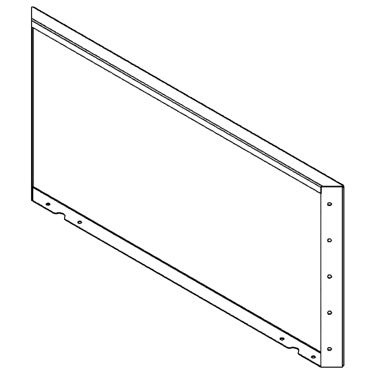 Πάνελ από ατσάλι επίστρωση πούδρας 50 x 100 cm