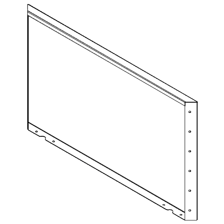 Πάνελ από ατσάλι corten 60 x 100 cm