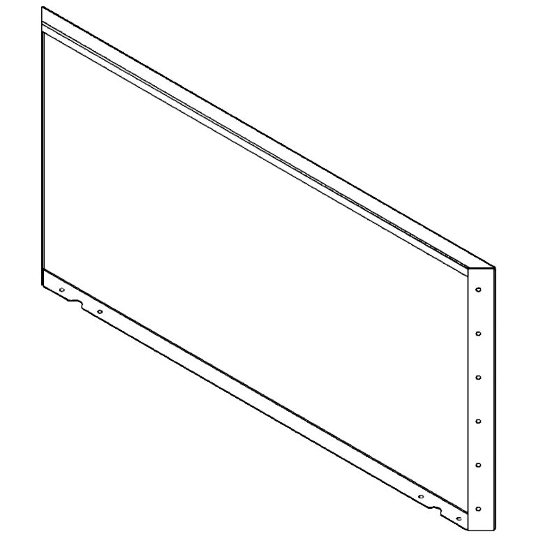 Πάνελ από ατσάλι corten 60 x 120 cm
