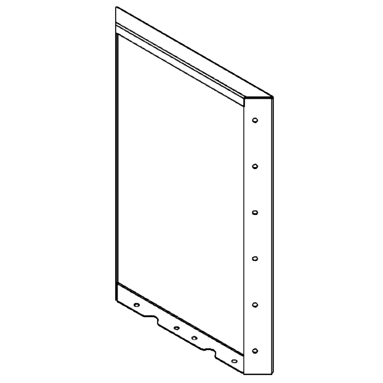 Πάνελ από ατσάλι corten 60 x 40 cm