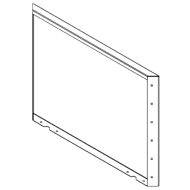 Πάνελ από ατσάλι corten 60 x 80 cm