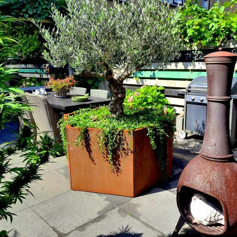 Ζαρντινιέρα από χάλυβα corten Ντένβερ 20
