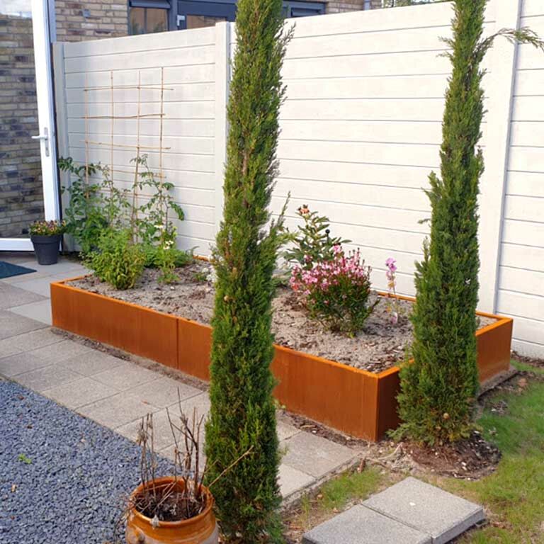 Ζαρντινιέρα από χάλυβα corten Texas xxl 240 x 120 cm