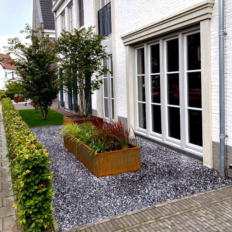 Ζαρντινιέρα από χάλυβα corten Texas xxl 240 x 100 cm