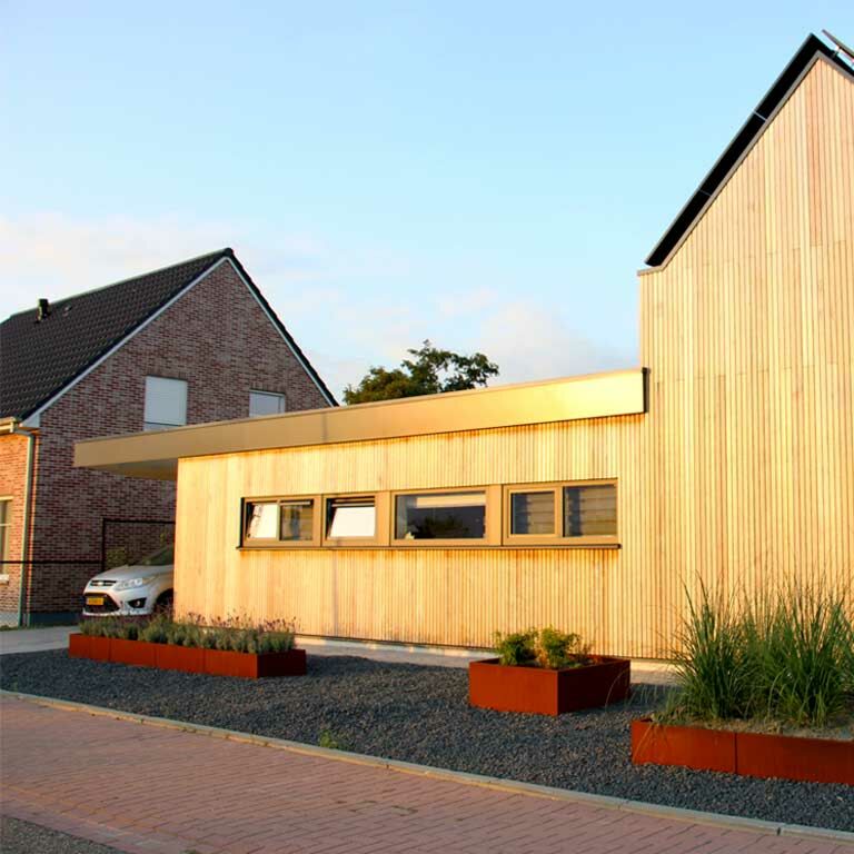 Ζαρντινιέρα από χάλυβα corten Texas xxl 400 x 60 cm