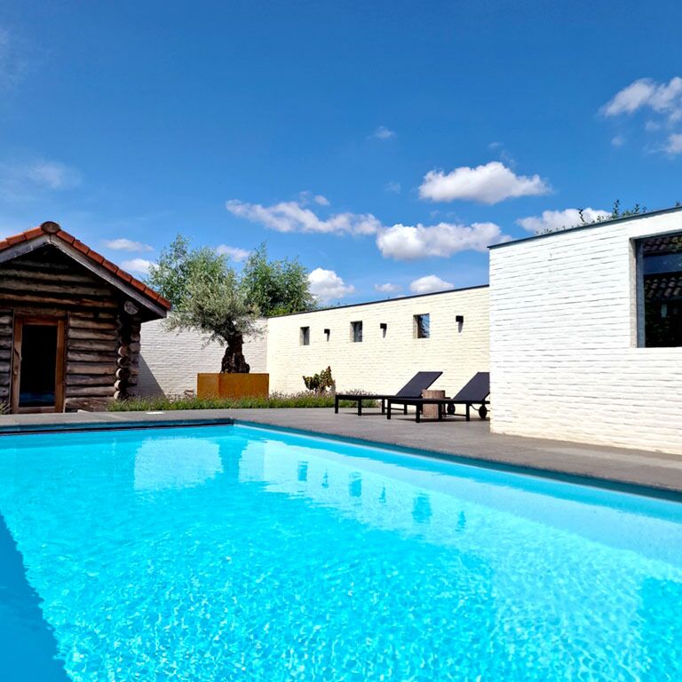 Συγκολλημένη ζαρντινιέρα από ατσάλι corten Montana 120 x 120 x 80 cm
