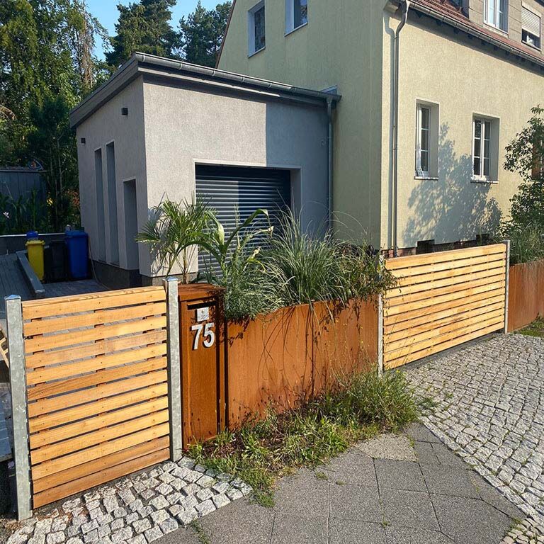 Γραμματοκιβώτιο από ατσάλι corten Αριζόνα Τύπος S