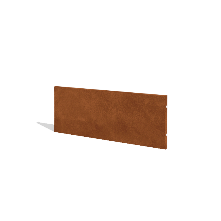 Φράχτης κηπου από χάλυβα corten H πάνελ 120 x 47,5 cm