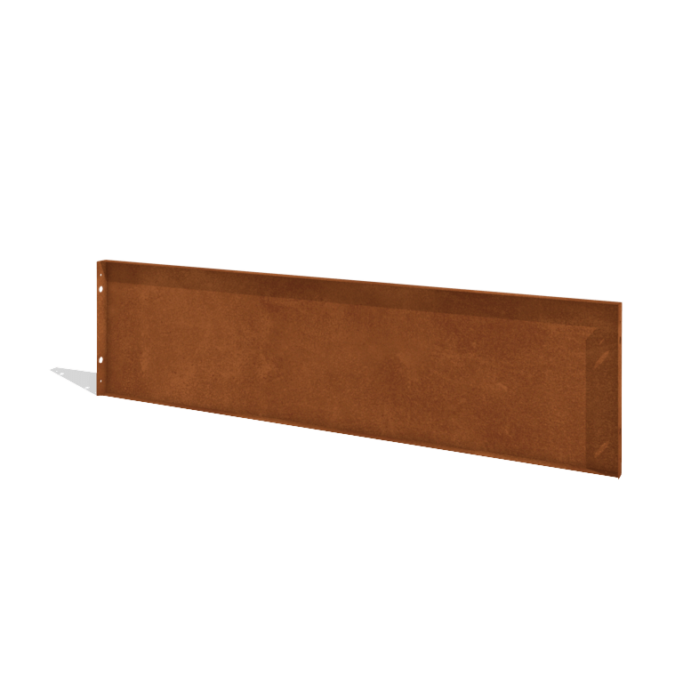 Φράχτης κηπου από χάλυβα corten H πάνελ 180 x 47,5 cm