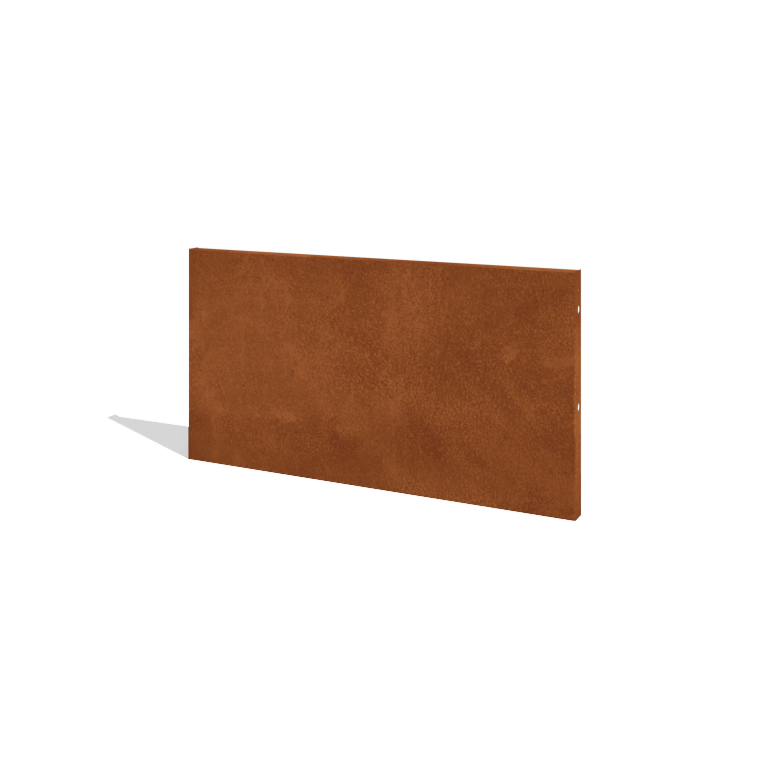 Φράχτης κηπου από χάλυβα corten H πάνελ 120 x 63,3 cm