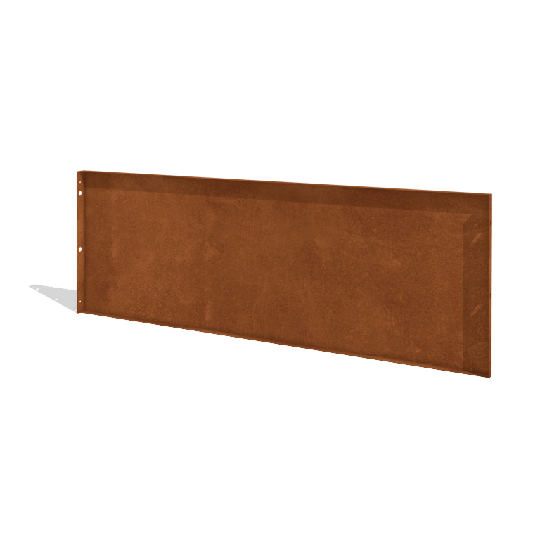 Φράχτης κηπου από χάλυβα corten H πάνελ 180 x 63,3 cm