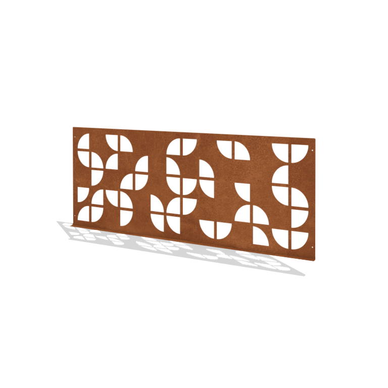 Διακοσμητικός Φράχτης από ατσάλι corten G 149 x 60 cm