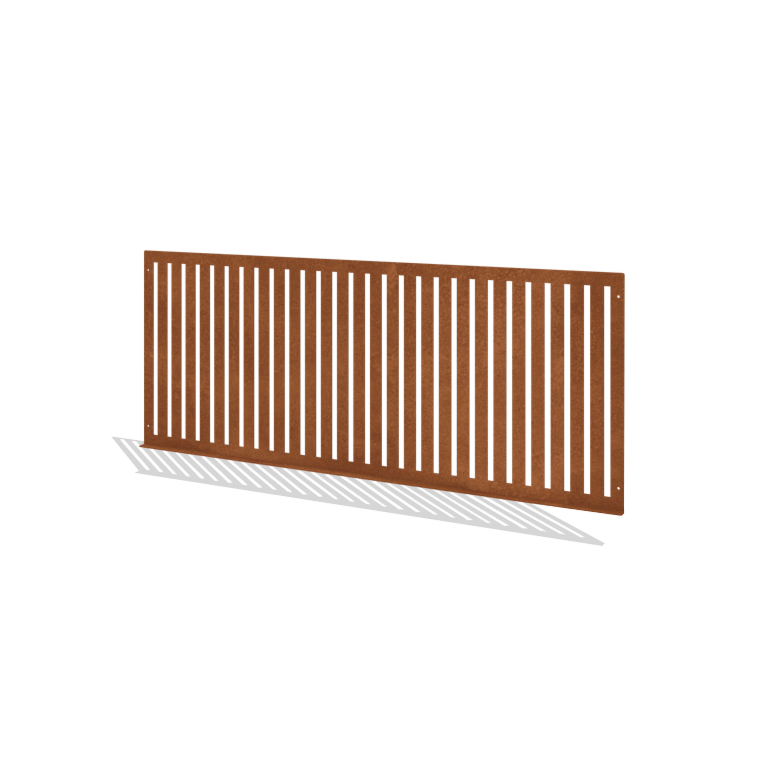 Διακοσμητικός Φράχτης από ατσάλι corten S 149 x 60 cm