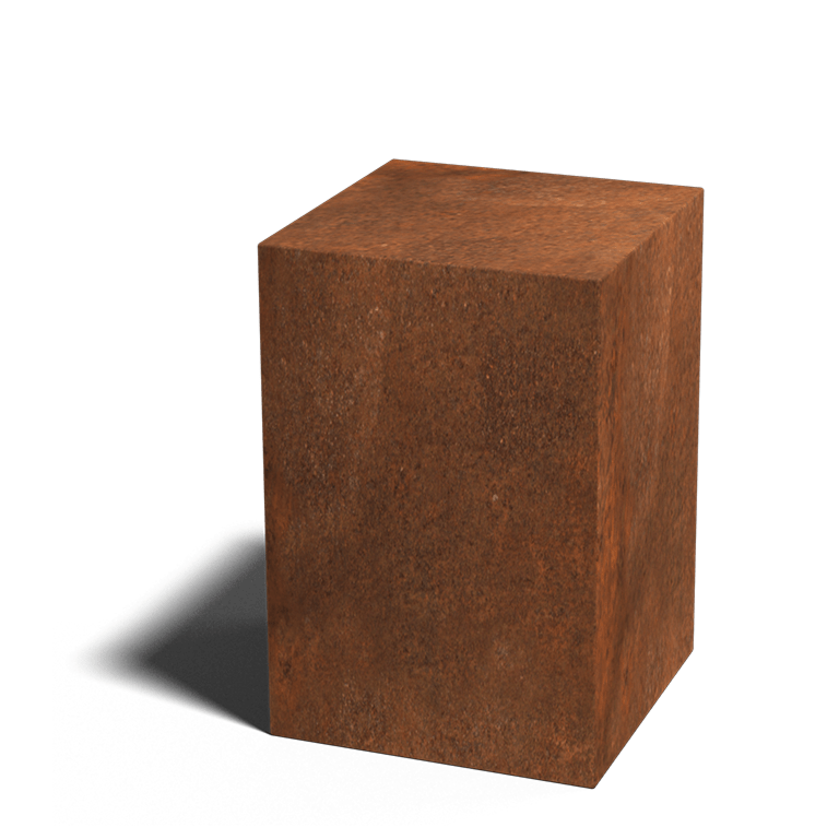 Βάθρο από ατσάλι corten Οχάιο 40 x 40 x 60 cm