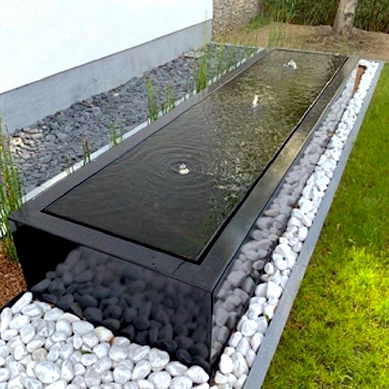 Συντριβάνι αλουμινίου 300 x 80 x 40 cm