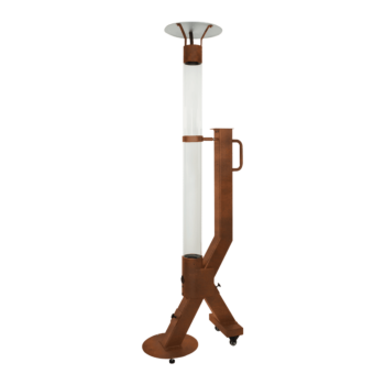 Θερμαντήρας βεράντας pellet - Rocket - Corten