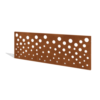 Φράχτης κηπου από χάλυβα corten H πάνελ B 180 x 63,3 cm