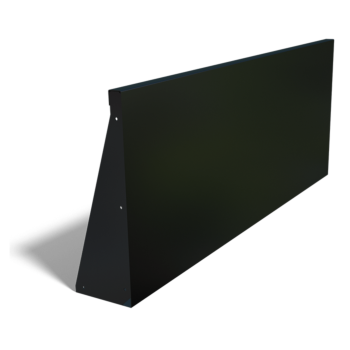 Τοίχος συγκράτησης από χάλυβα - Ίσιο - 150 x 60 cm - Άλλο χρώμα RAL