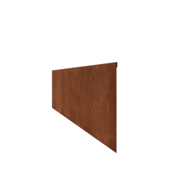 Χωρίσματα γκαζόν από ατσάλι corten επίπεδο 35 cm (μήκος 150 cm)