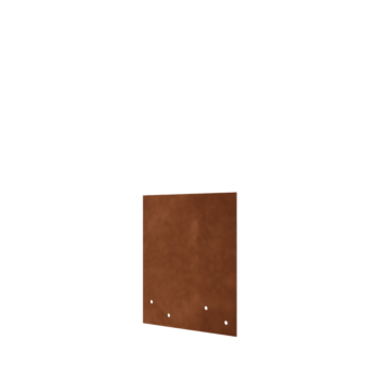 βάση σύνδεσης ίσιο Corten steel medium 22 - 25 cm