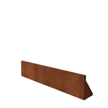 Τοίχος συγκράτησης από χάλυβα Corten - Ίσιο - 150 x 30 cm